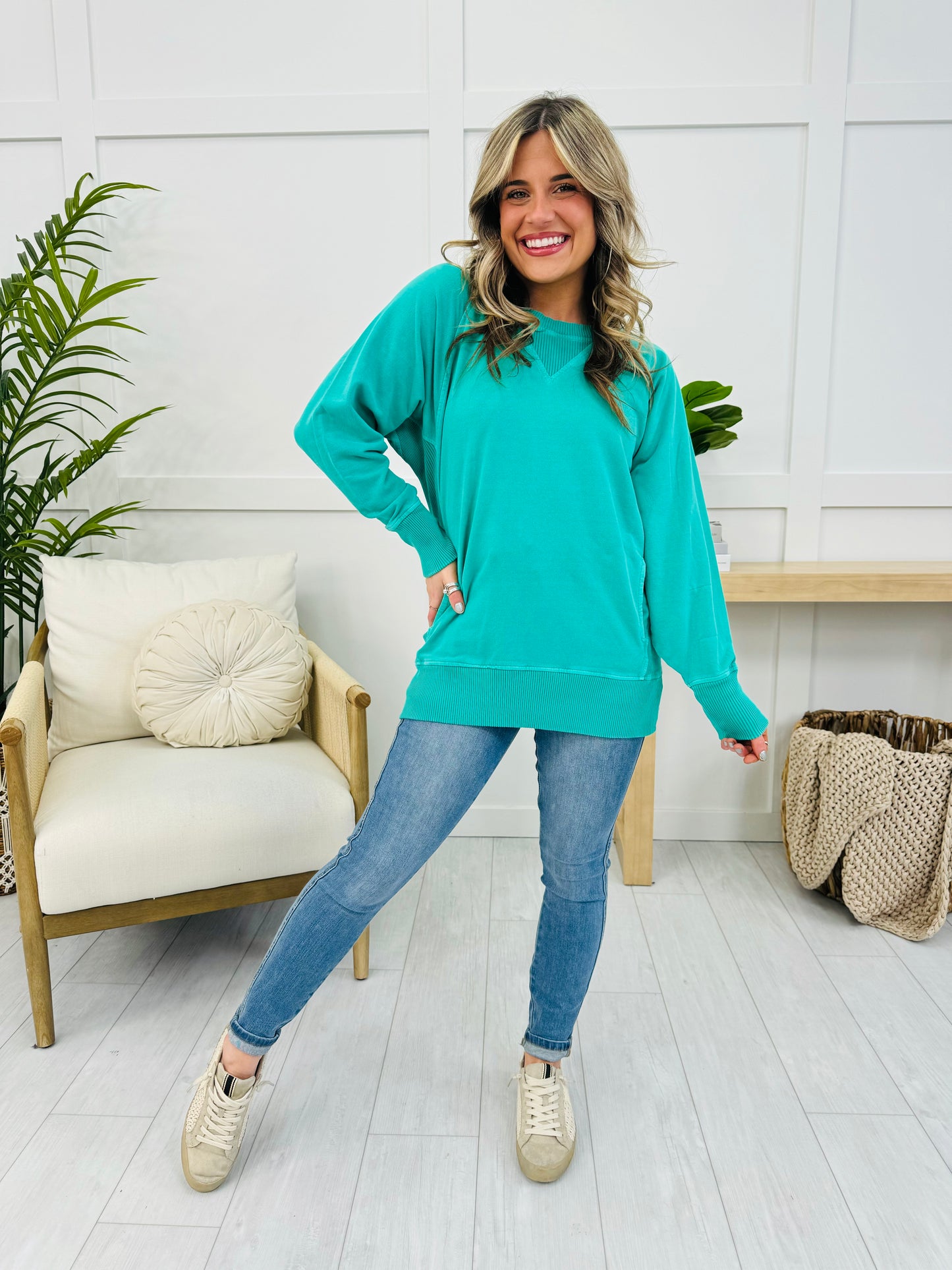 DOORBUSTER! In My Effortless Element Pullover- Multiple Colors!