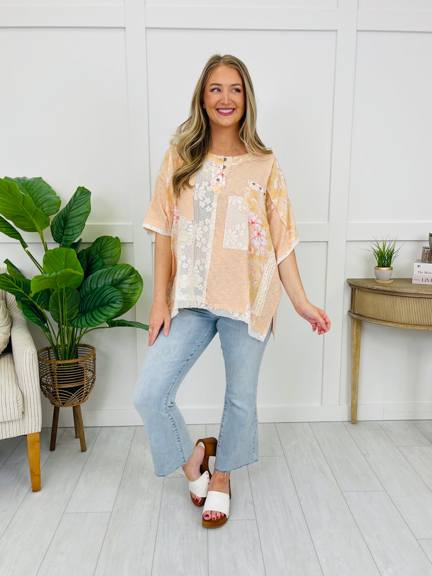 Your Gentle Reminder Top In Coral Peach