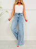 Judy Blue Make Your Statement Retro Wide Leg Jeans
