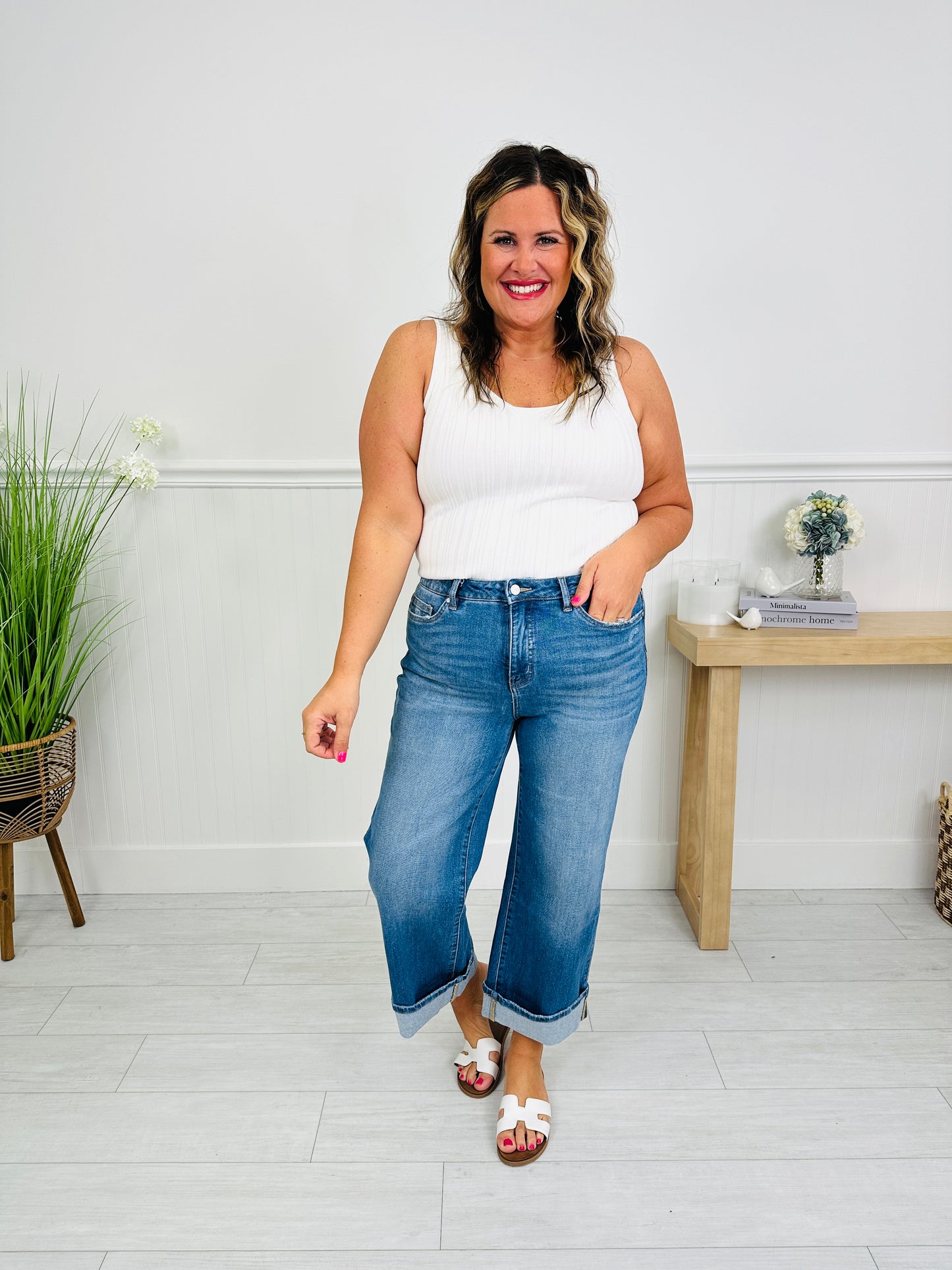 The Sweet Spot Tummy Control Straight Jeans