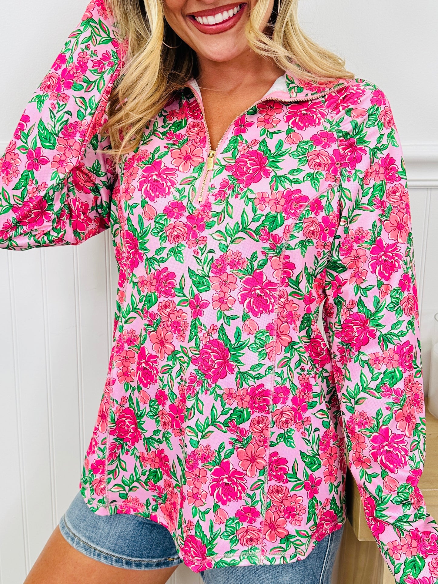 Where Spring Begins Top in Maui Print