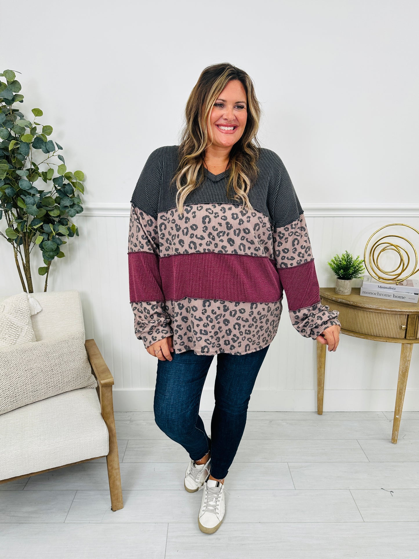 Leopard On Repeat Top- Multiple Colors!