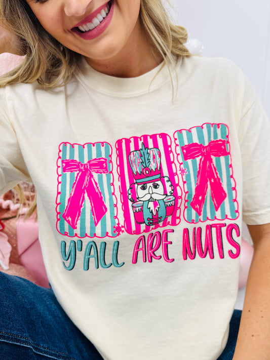 Yall Are Nuts Graphic Tee
