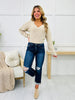 Lovervet Turn it Up Cropped Straight Leg Jeans in Reg/Curvy