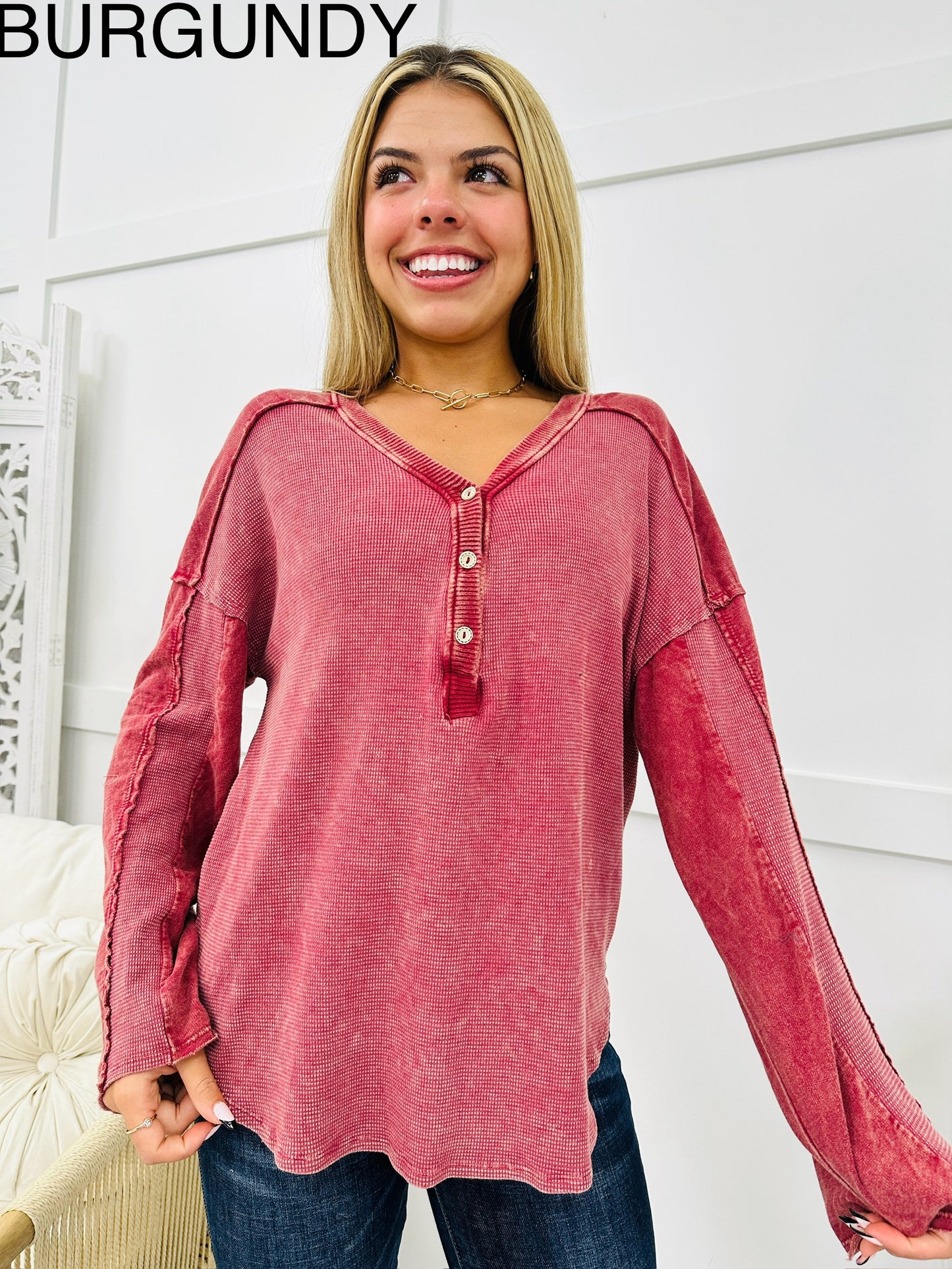 Effortless Charm Top- Multiple Colors!