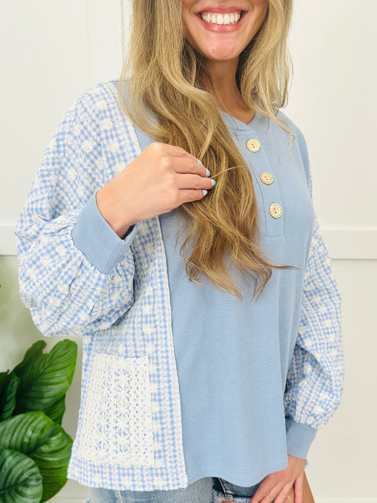 Sweetwater Top In Light Blue