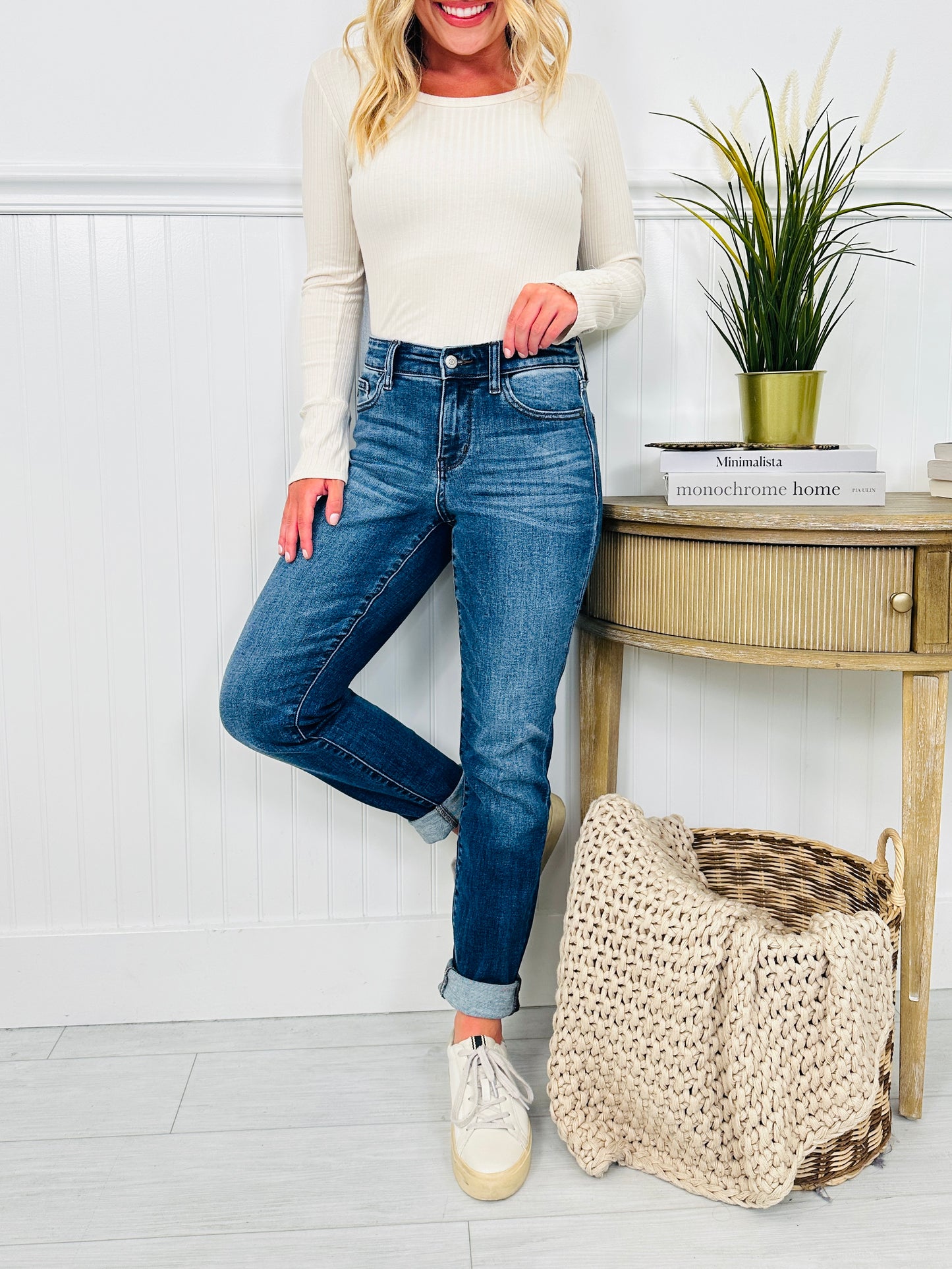 Judy Blue Plus/Reg Simply Perfect Non Distressed Slim Fit Jeans