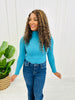 Seamless Mock Neck Long Sleeve Shapewear Top- Multiple Colors!