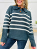 Color Me Cozy Sweater In Dark Denim