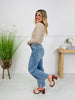 Style Standard Tummy Control Cropped Wide Leg Jeans In Multiple Inseams