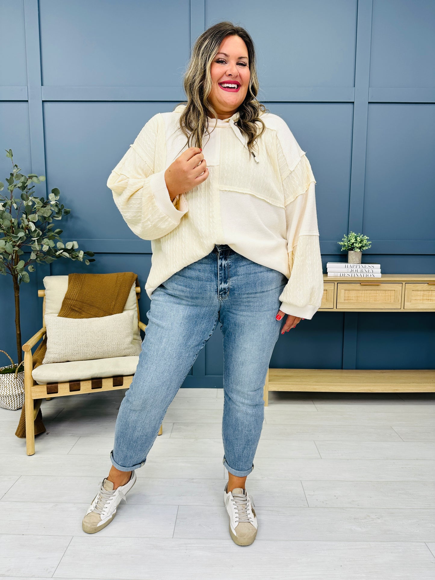 Judy Blue The Bleach Boys Midrise Boyfriend Jeans in Reg/Curvy