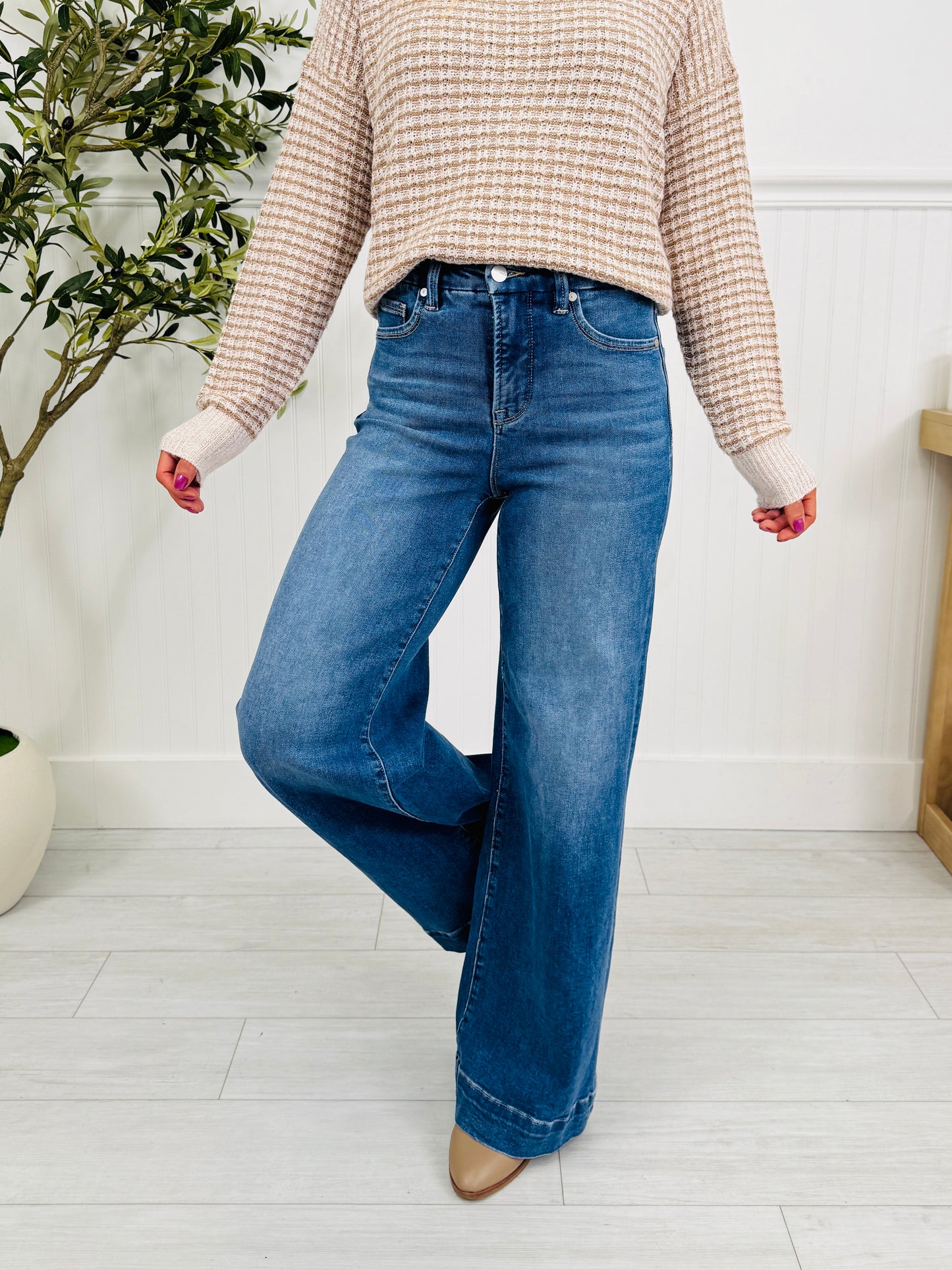 Ready to Roll Retro Wide Leg Jeans in Three Inseams