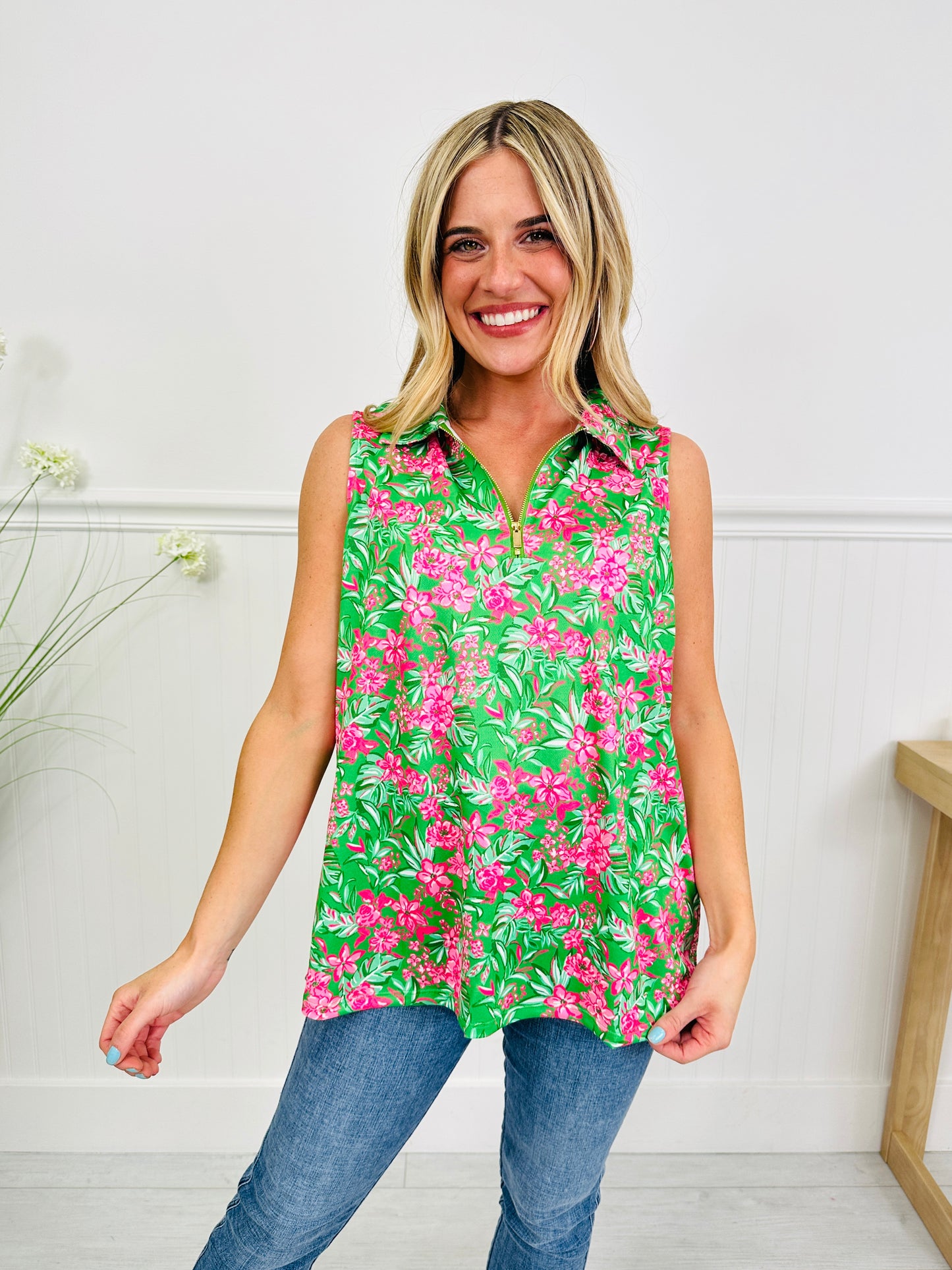 Heatwave Haven Tank Top in Savannah Print