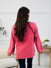 Cabin Bound Pullover In Strawberry