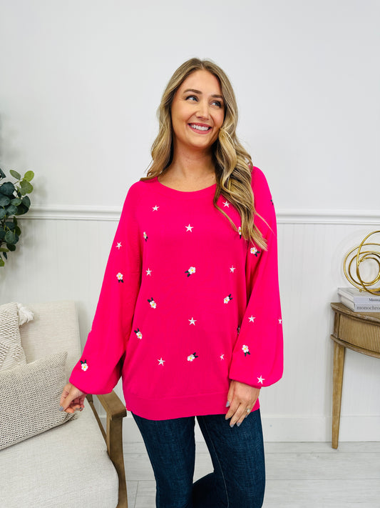 Everyday Palette Top In Hot Pink