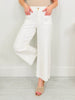 Judy Blue Whispers of White Wide Leg Cropped Jeans