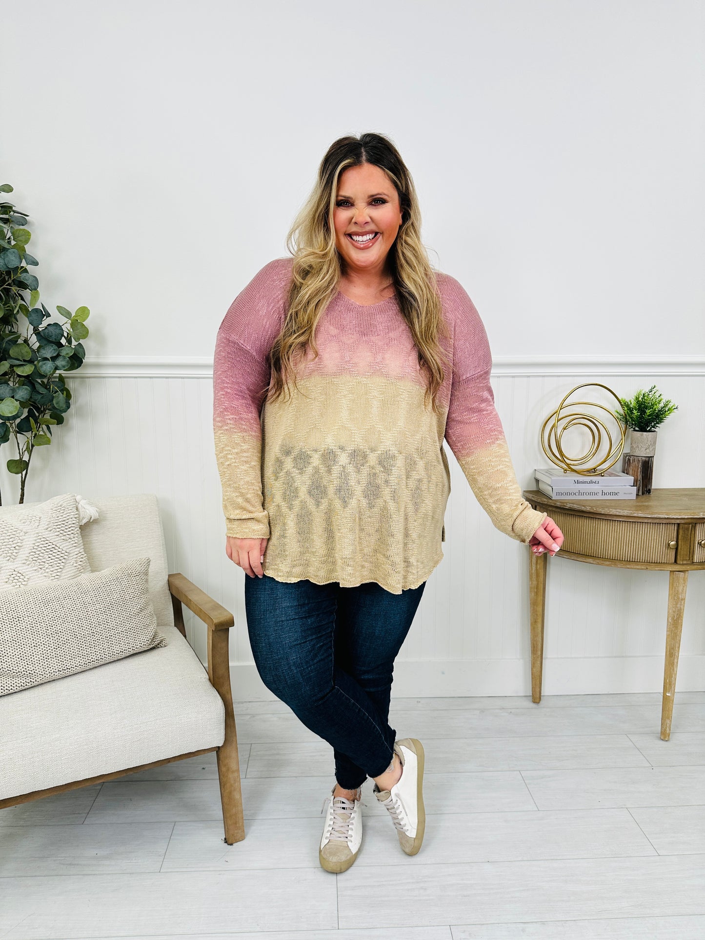 Playful Expressions Top In Rose