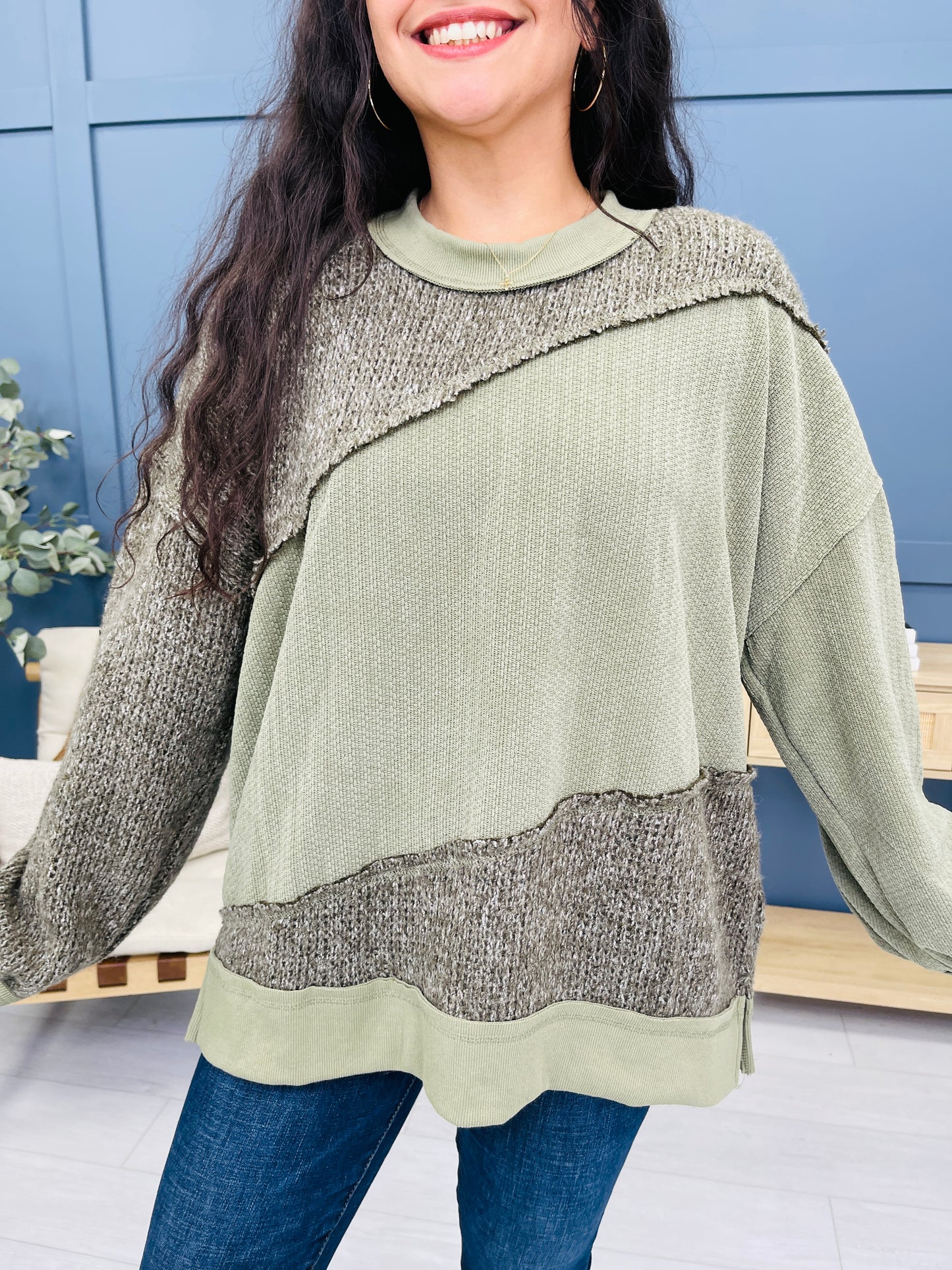 Naturally The Best Pullover In Olive