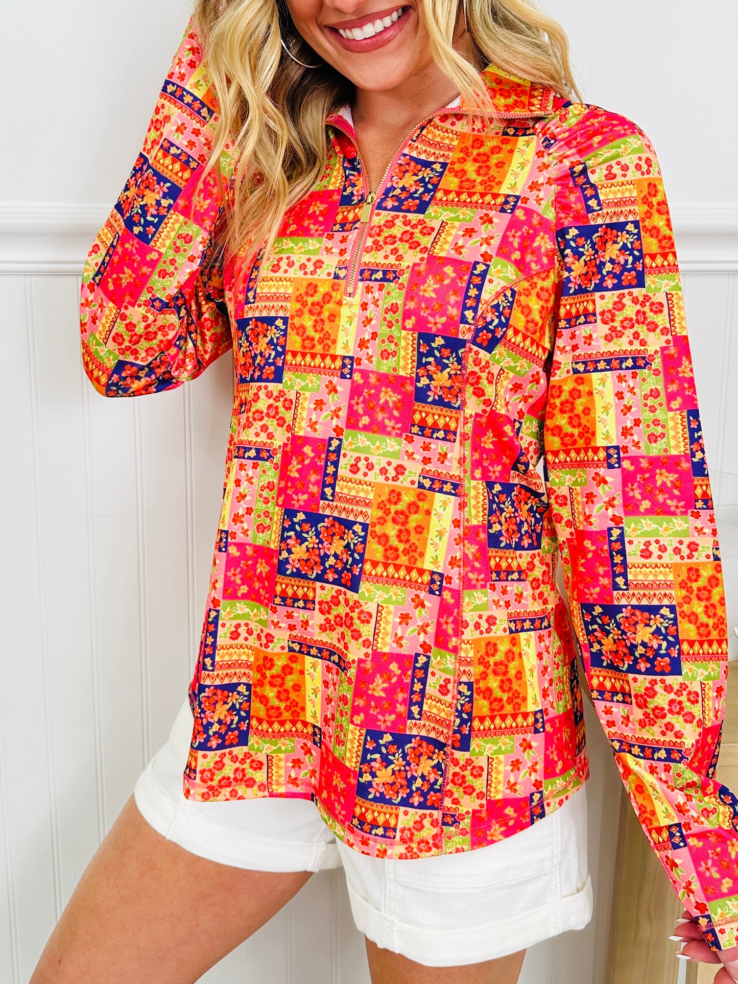 Where Spring Begins Top in Wilmington Print