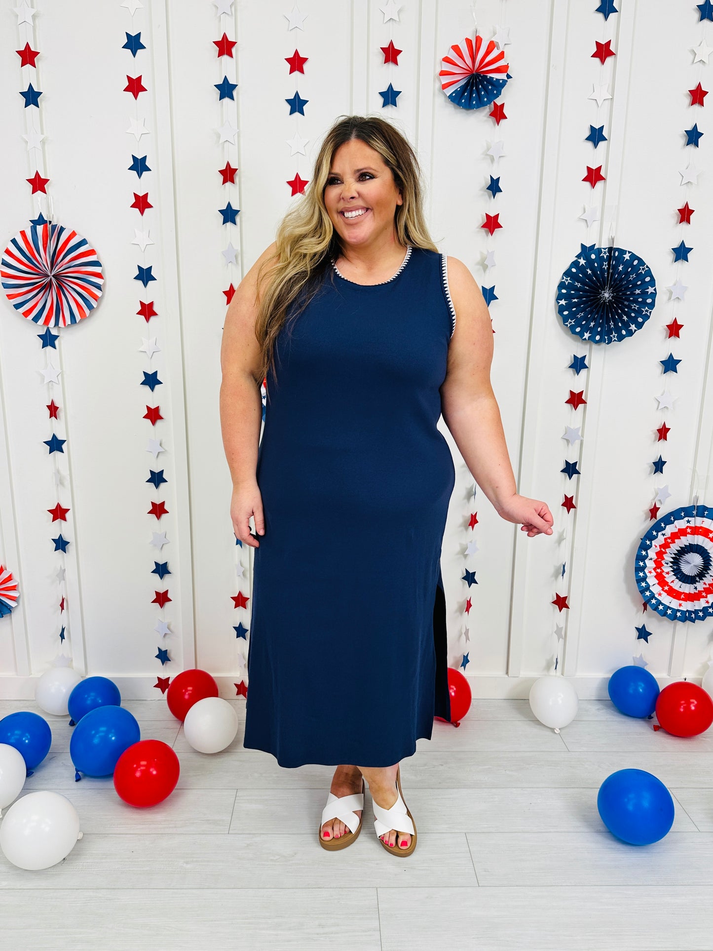 Fireworks and Freedom Midi Dress