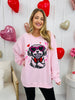 Dogs and Lollipops Graphic Crewneck Sweatshirt