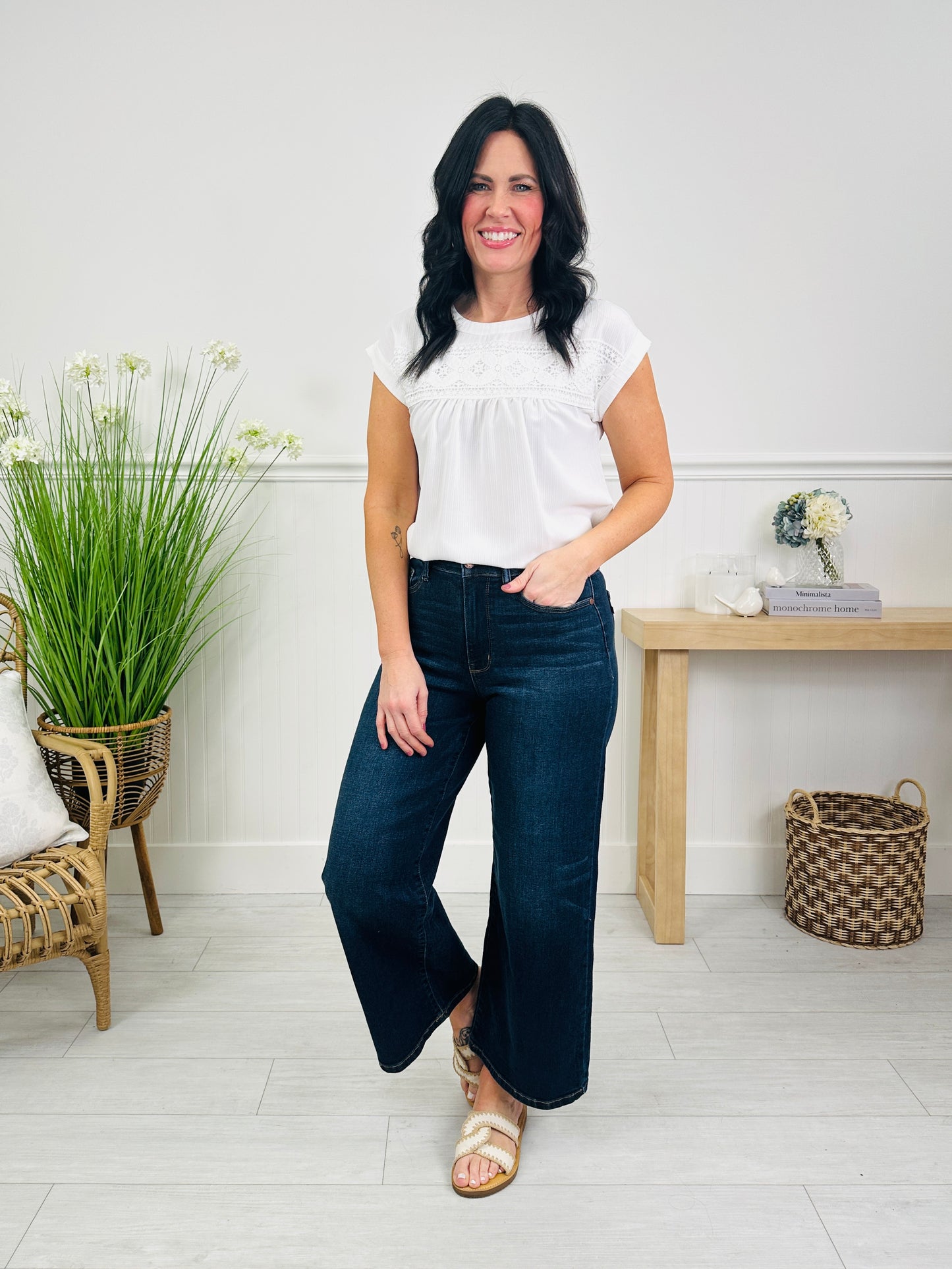 Judy Blue Ankles Out Ankle Jeans