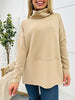 REG/CURVY On The Go Scuba Mock Neck Top--Multiple Colors