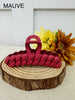 Matte Braided Hair Clip- Multiple Colors!