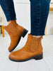 Quiet Storm Booties in Tan