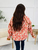 Wildflower Cottage Pullover In Rust Floral