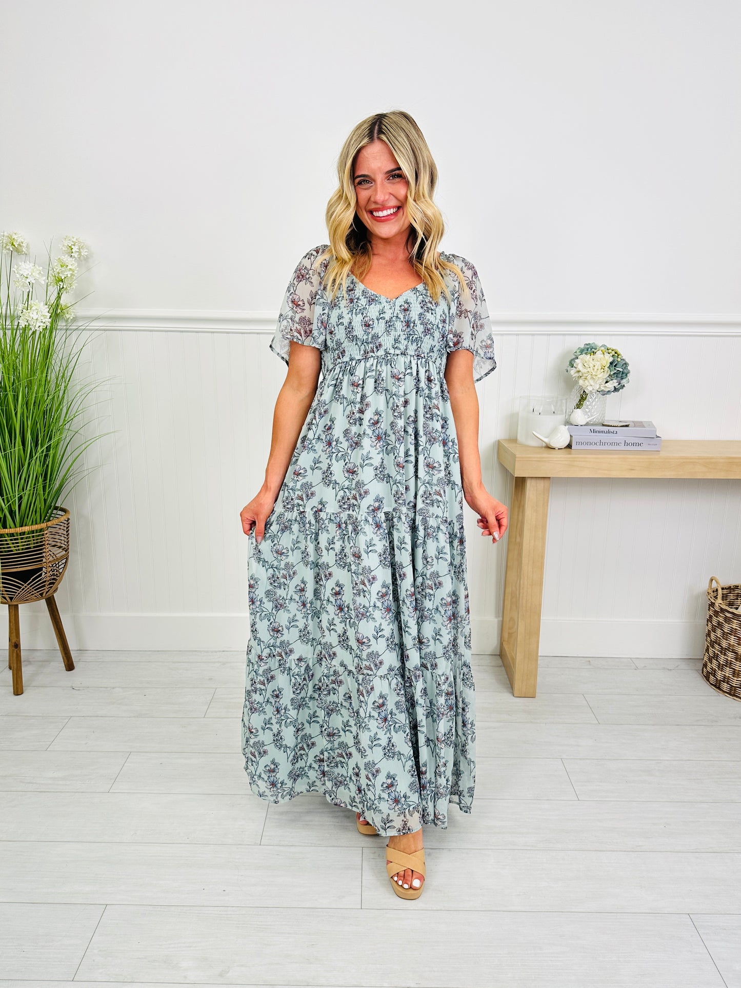 Summer in Bloom Dress in Sardinia Print