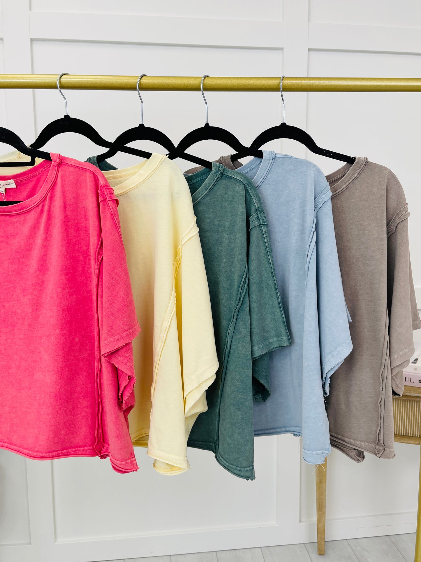 Laid Back Moment Top In Multiple Colors