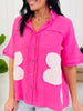 Coastal Petal Top In Pink
