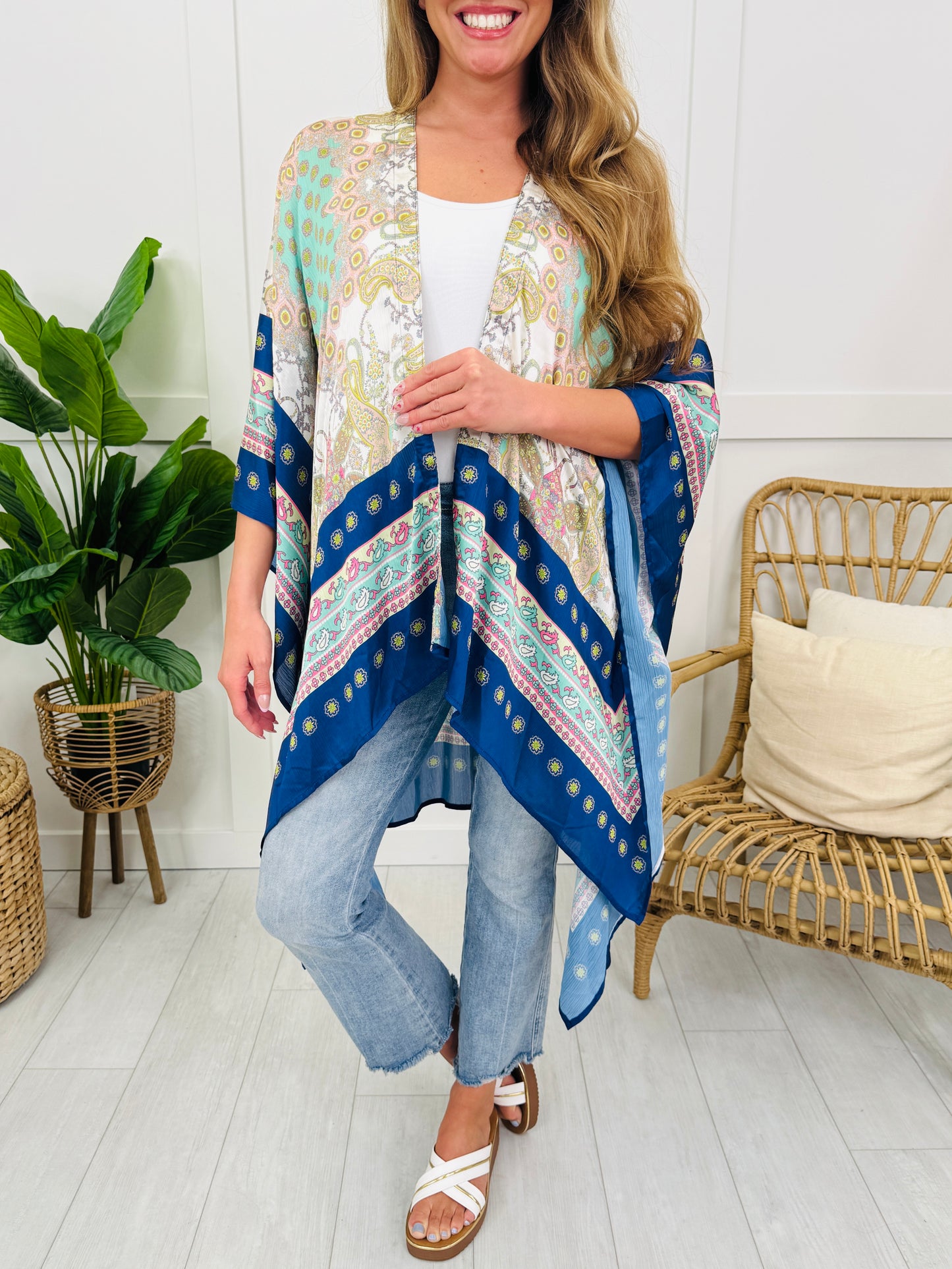 Frame The Night Cardigan in Navy Mix