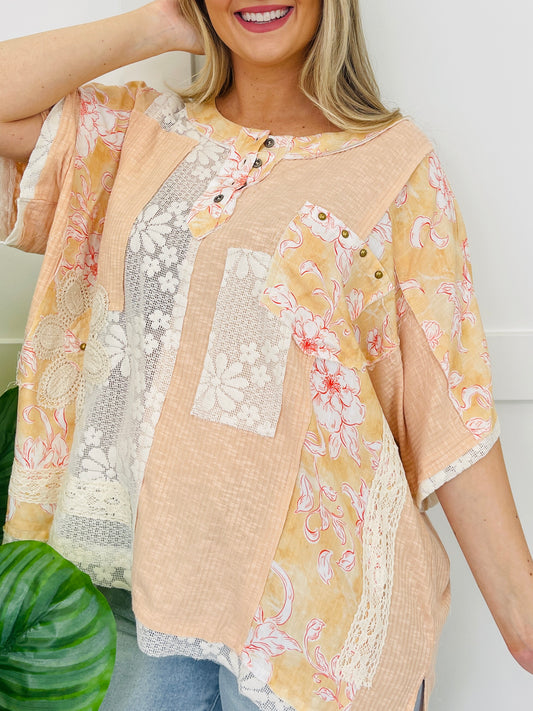 Your Gentle Reminder Top In Coral Peach