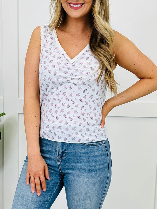 On Everyone’s Mind Tank Top In Blue