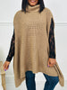 Draped Elegance Sweater In Multiple Colors