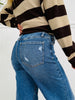 Side Note Tummy Control Wide Leg Jeans