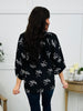 Black & Bloom Top