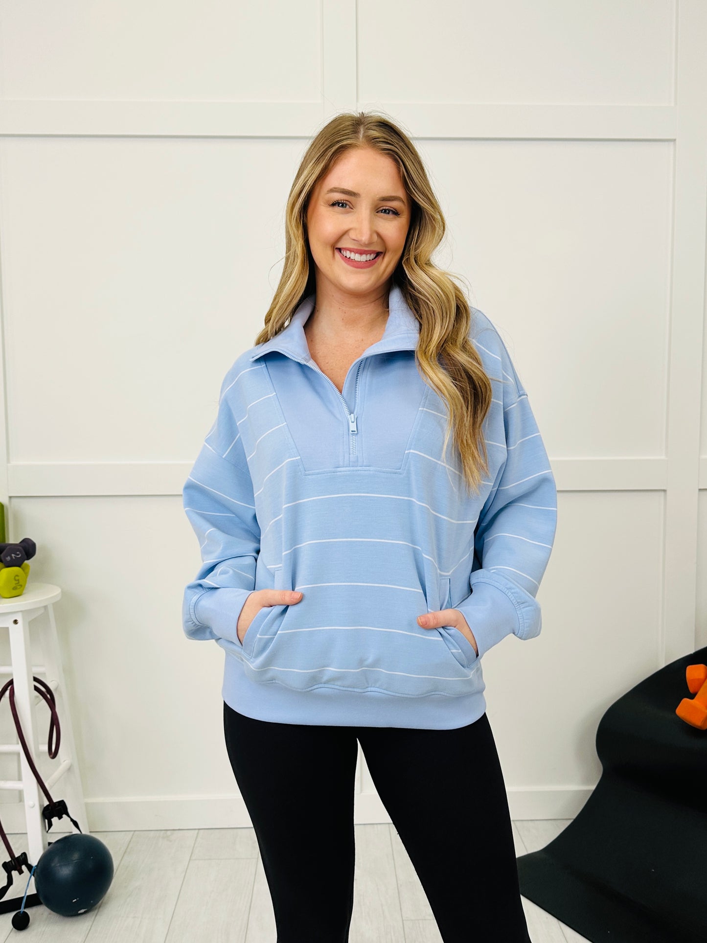 Aligned Intent Half Zip In Multiple Colors