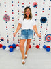 Judy Blue Land of the Free Shorts