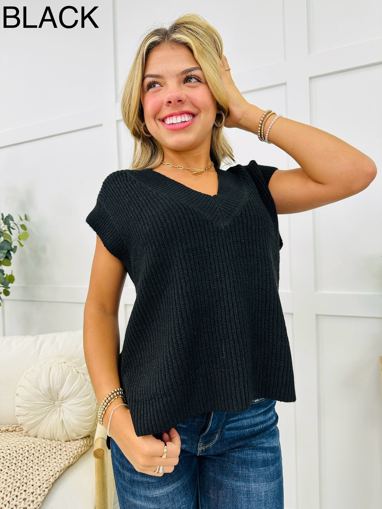 DOORBUSTER! Layered Ease Sweater- Multiple Colors!