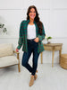 Night Out Plaid Top In Green