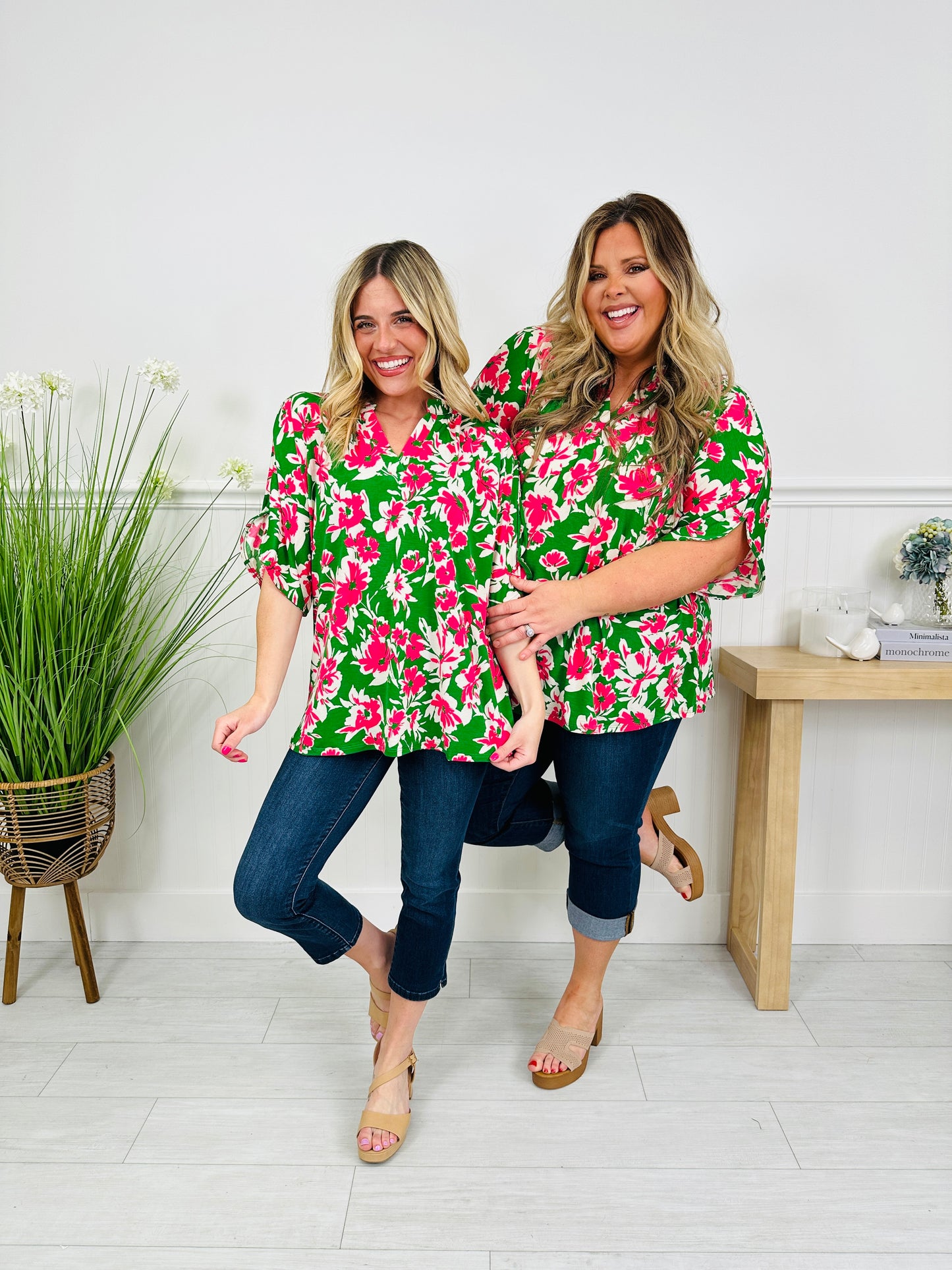 Radiate Sunshine Top in Anna Maria Print