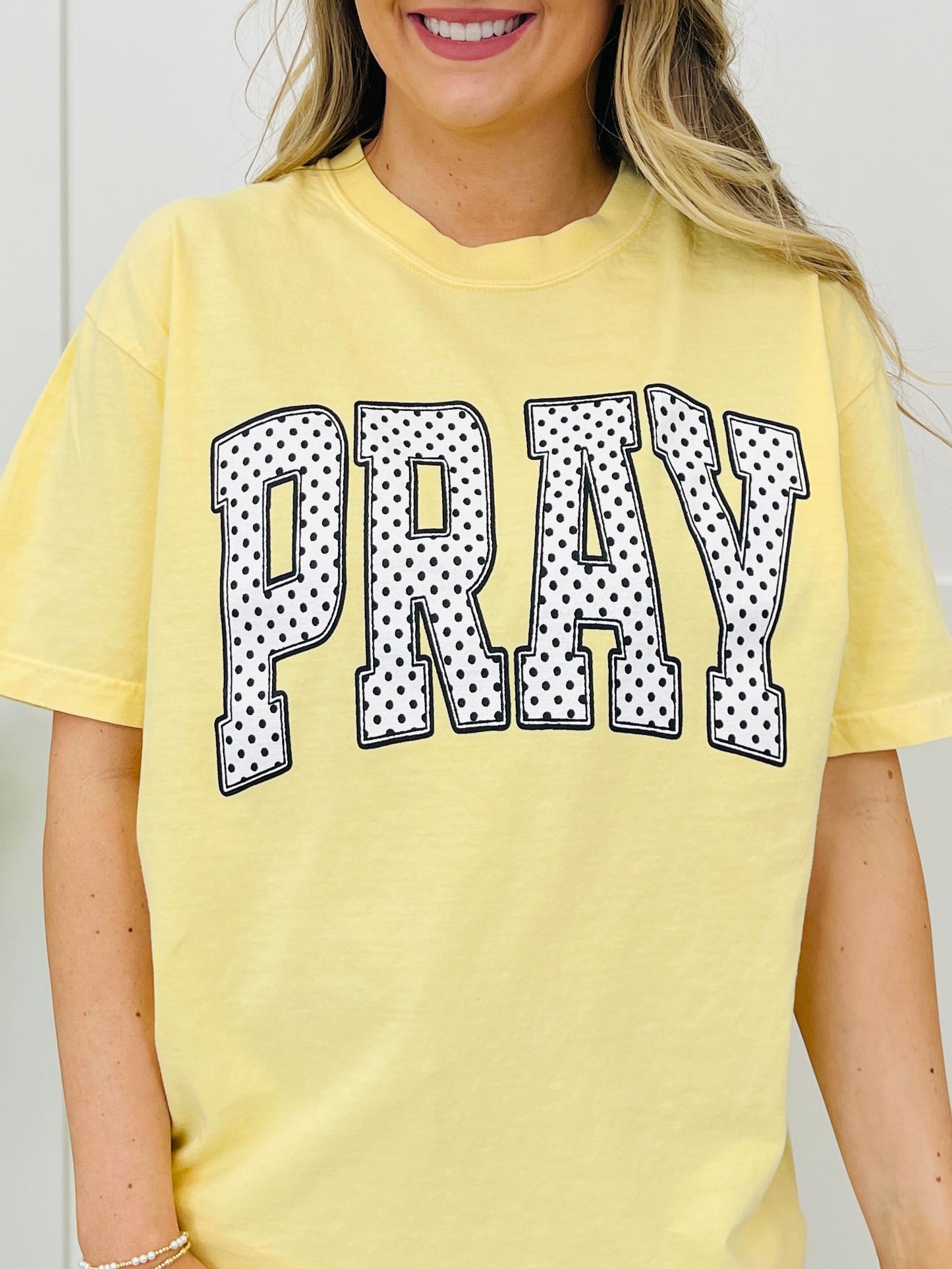 Pray Polkadot Graphic Tee