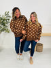 Dot Your Day Pullover In Chocolate