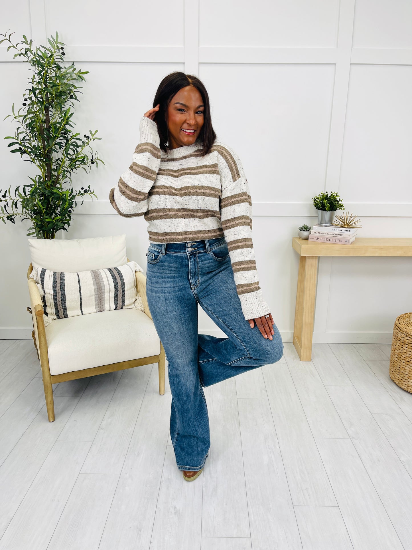 Judy Blue Flare For It Tinted Flare Jeans