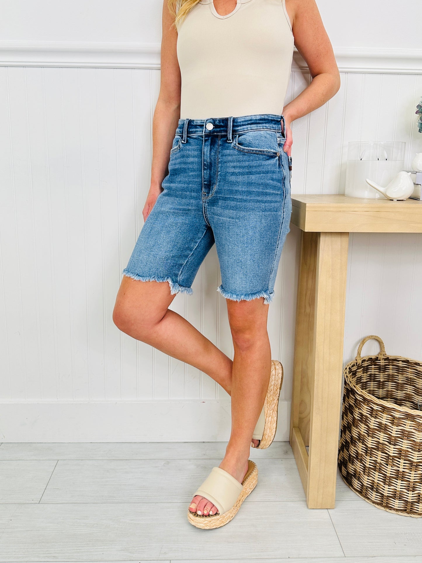 Judy Blue Bermuda Babe Shorts