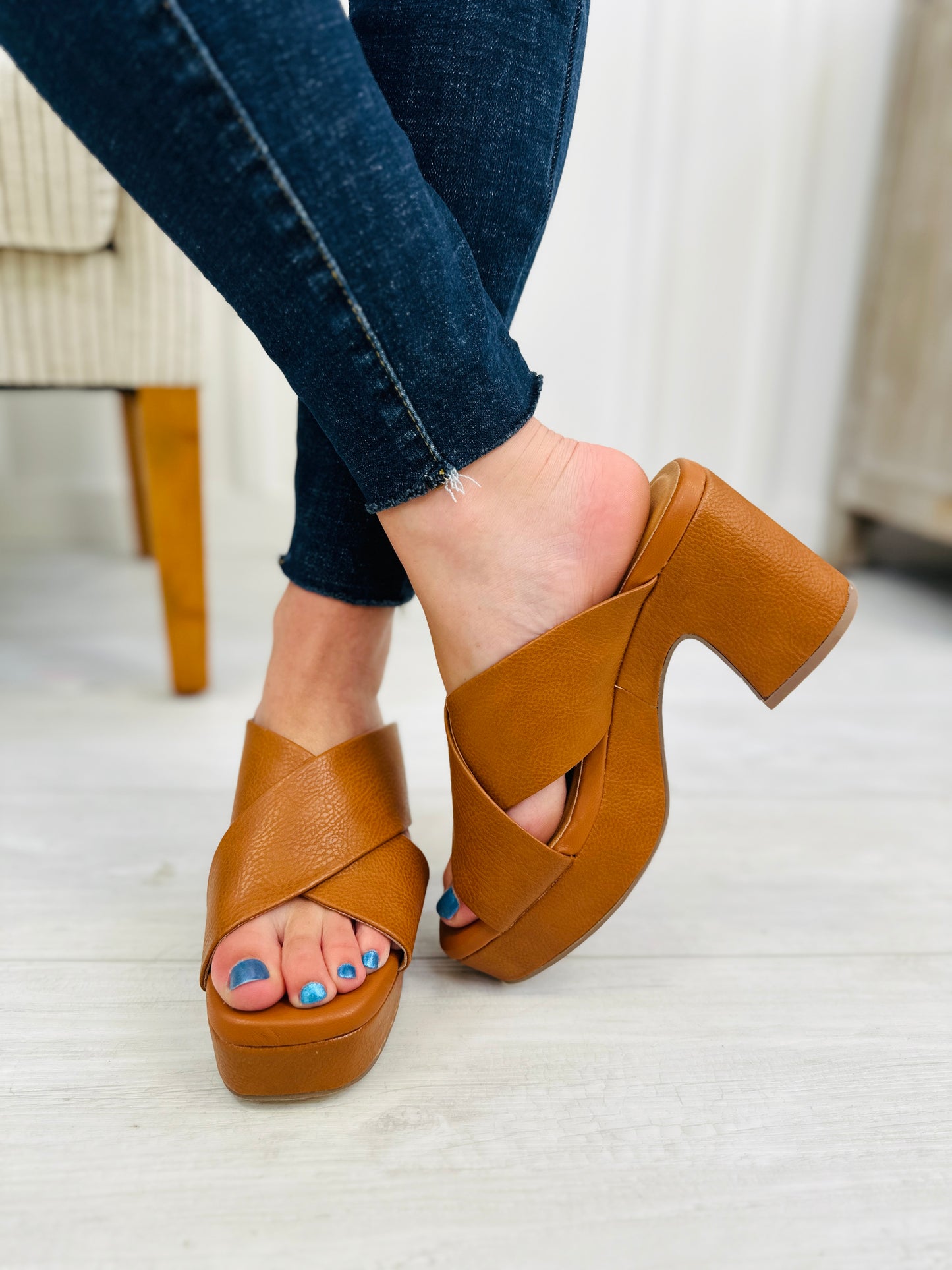 Stylish Steps Heels In Tan