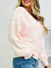 Powdered Petals Sweater